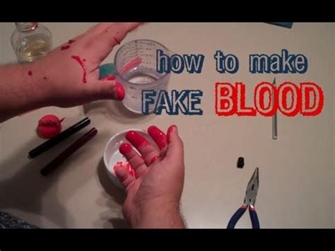 how to make fake blood that won t stain clothes|non staining stage blood.